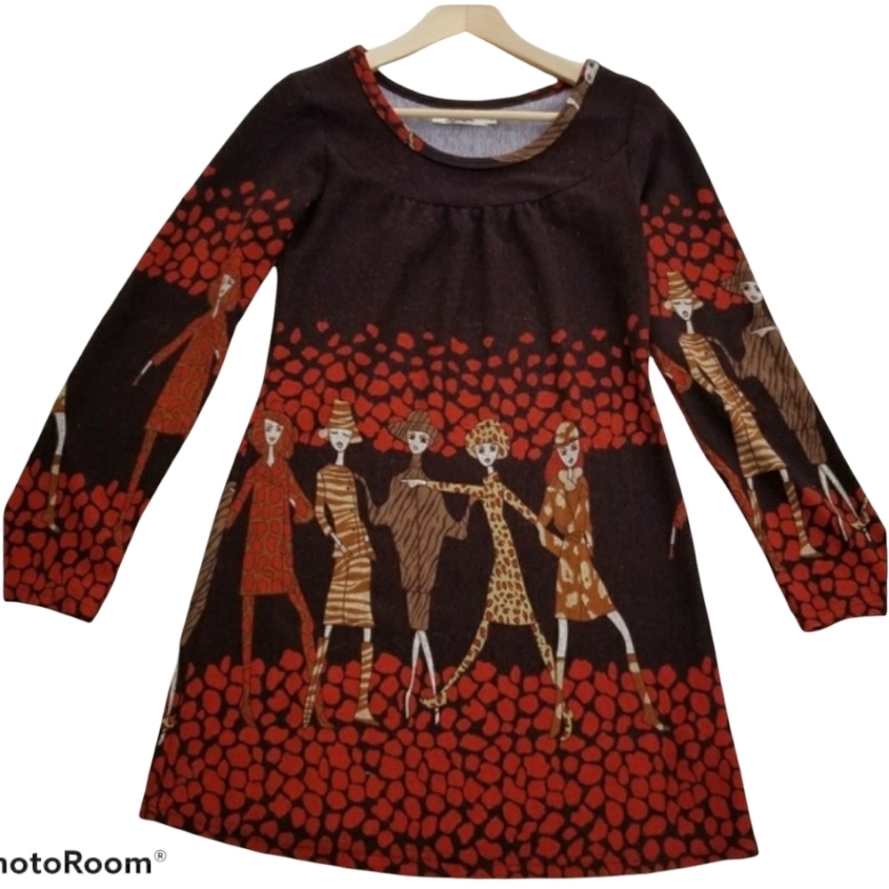 Axyeh Ladies long-sleeve sweater dress